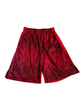 Nike big boys Red Dri-fit shorts